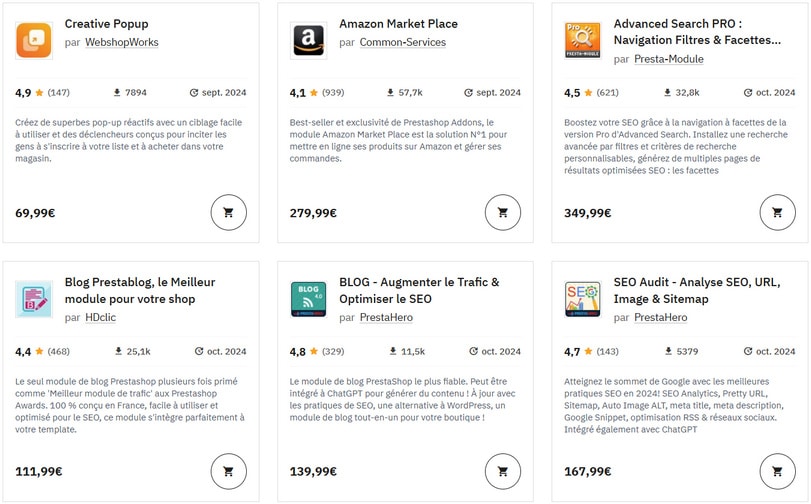 Modules Prestashop