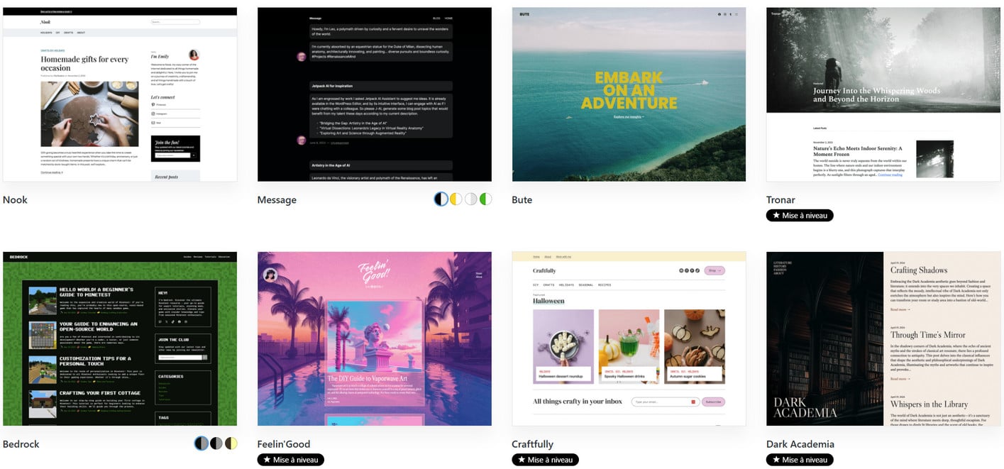 Thèmes WordPress