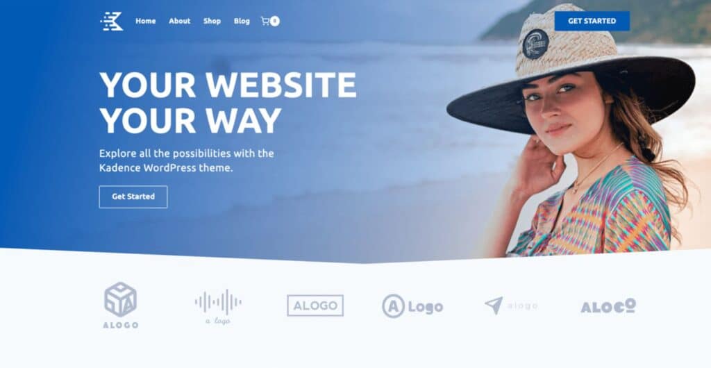 5ème thème wordpress de notre classement des meilleurs thèmes wordpress gratuits : le thème Kadence