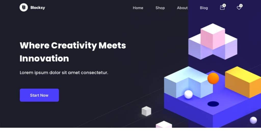 7ème thème wordpress de notre classement des meilleurs thèmes wordpress gratuits : le thème Blocksy