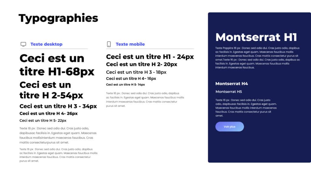 Choix des polices pour une charte graphique