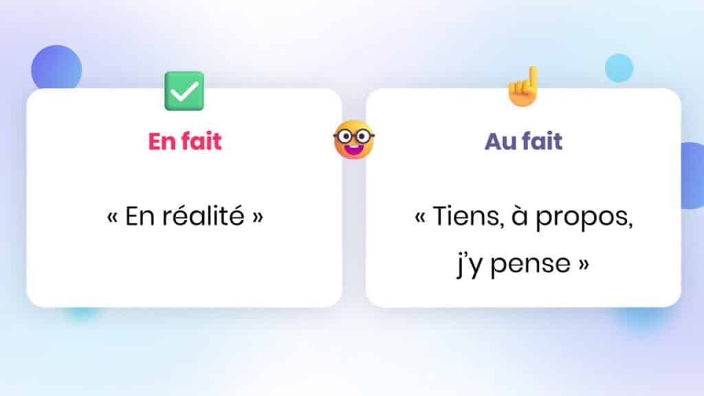Ecrit-on en fait ou au fait