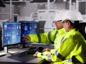 Deux professionnels de l'industrie