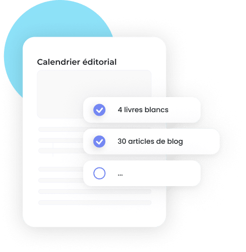 Calendrier éditorial